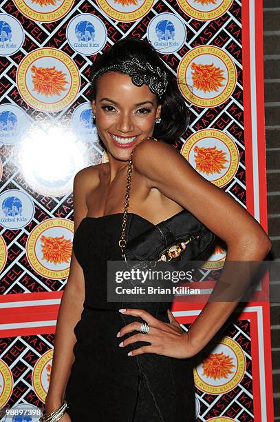 Model Selita Ebanks attends Rosario Dawson's birthday party at Trump SoHo on May 6, 2010 in New York City.