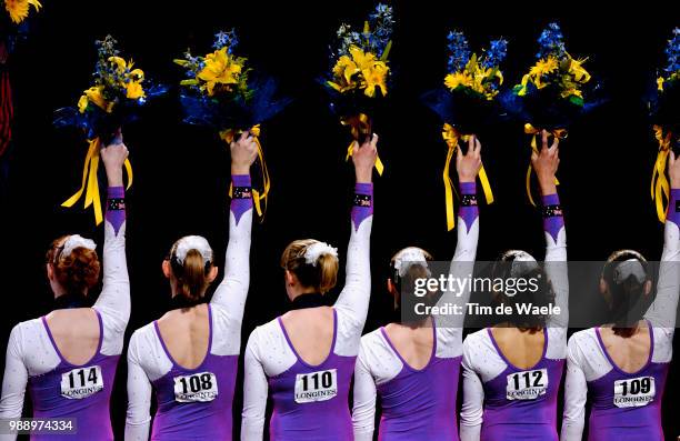 World Championships 2003 /Team Equipe Australia Australie, Archer Belinda, Dunn Jacqui, Russo Monette, Slater Allana, Bronse Medal, Medaille De...