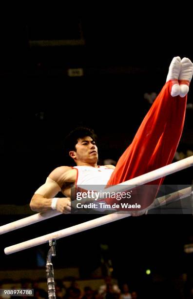 World Championships 2003 /Tsukahara Naoya , Parallel Bars, Barres Paralleles, Mens Individual All-Round Final, Finale Individuelles General Femmes,...