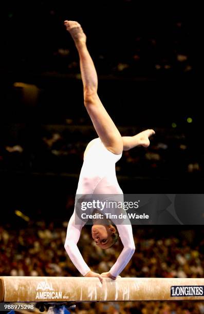 World Championships 2003 /Memmel Chelisie , Balance Beam, Poutre, Womens Individual All-Round Final, Finale Individuelles General Femmes, Championat...