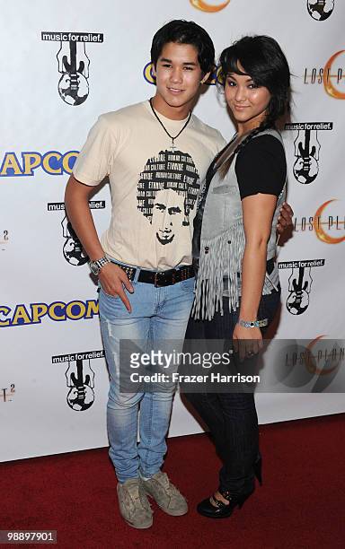 Actors Boo Boo Stewart and Fivel Stewart arrive at the launch party of Capcom's "Lost Planet 2" hosted By Olivia Munn, at the Roosevelt Hotel on May...