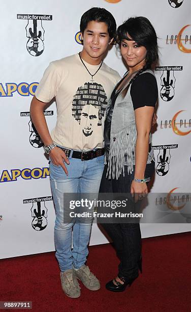 Actors Boo Boo Stewart and Fivel Stewart arrive at the launch party of Capcom's "Lost Planet 2" hosted By Olivia Munn, at the Roosevelt Hotel on May...