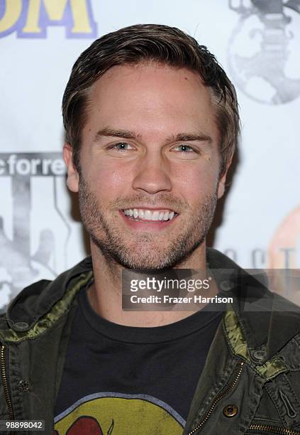 Actor Scott Porter arrives at the launch party of Capcom's "Lost Planet 2" hosted By Olivia Munn, at the Roosevelt Hotel on May 6, 2010 in Hollywood,...