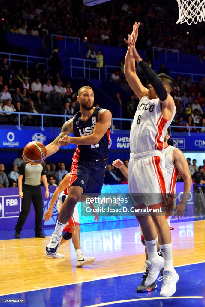 FIBA Basketball World Cup 2019 Americas Qualifiers - USA v Mexico