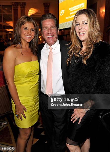 Cindy Frey, Musician Glenn Frey, and Actress Rita Wilson attend the Lupus LA Orange Ball on May 6, 2010 in Beverly Hills, California.