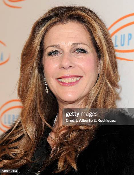 Actress Rita Wilson arrives at the 10th Annual Lupus LA Orange Ball on May 6, 2010 in Beverly Hills, California.