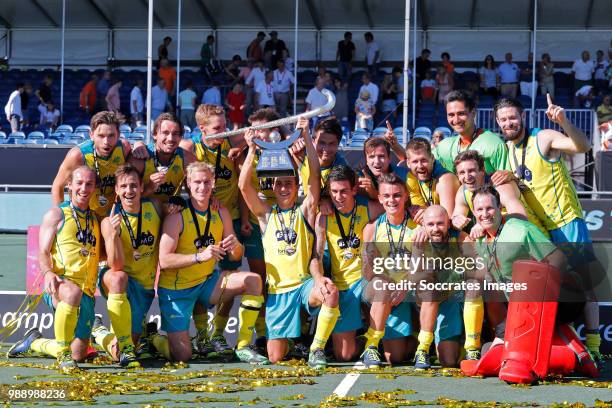 Lachlan Sharp of Australia, Tom Craig of Australia, Jake Harvie of Australia, Jeremy Edwards of Australia, Johan Durst of Australia, Eddie Ockenden...