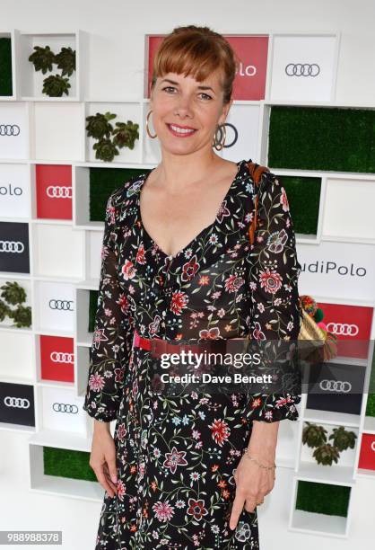 Darcey Bussell attends the Audi Polo Challenge at Coworth Park Polo Club on July 1, 2018 in Ascot, England.