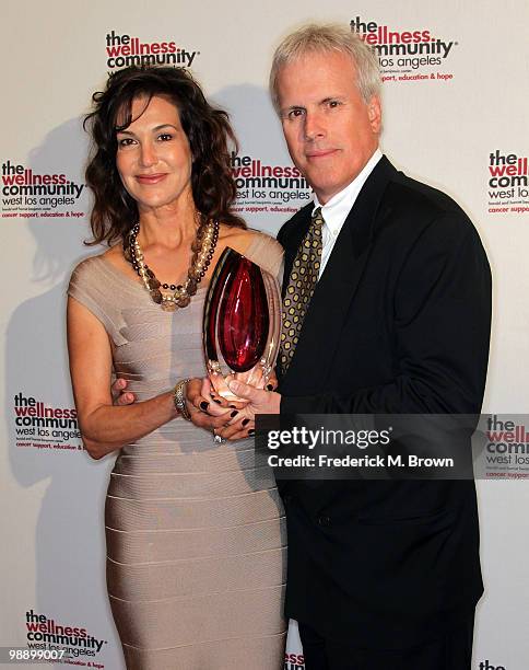 Susan Burger and Mark Burger attend the 12th annual tribute to the Human Spirit Awards at the Beverly Hills Hotel on May 6, 2010 in Beverly Hills,...