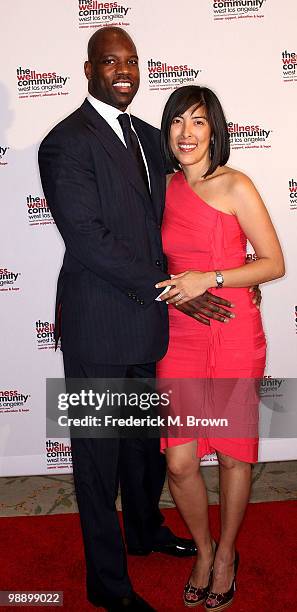 Malcolm Johnson Joanne Johnson attend the 12th annual tribute to the Human Spirit Awards at the Beverly Hills Hotel on May 6, 2010 in Beverly Hills,...