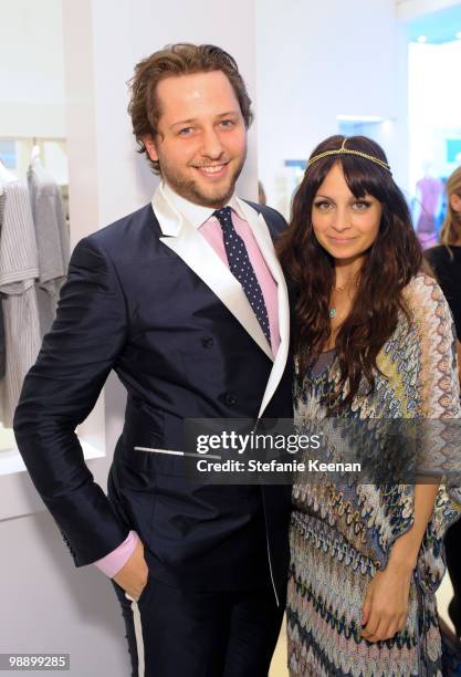 Derek Blasberg and Nicole Richie attend CLASSY by Derek Blasberg Book Launch on May 6, 2010 in Beverly Hills, California.