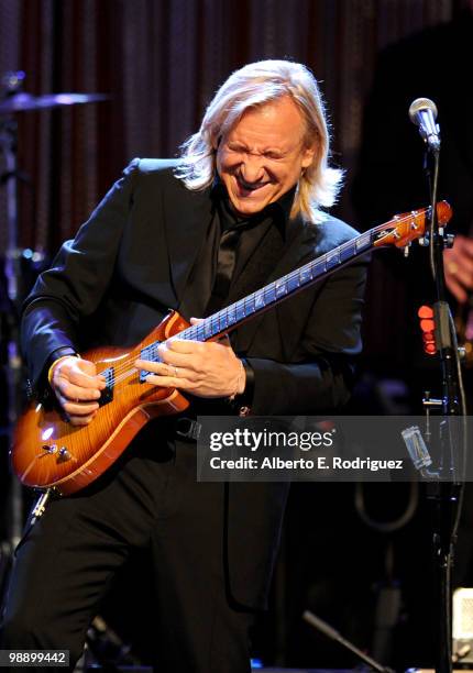 Singer Joe Walsh performs at the 10th Annual Lupus LA Orange Ball on May 6, 2010 in Beverly Hills, California.