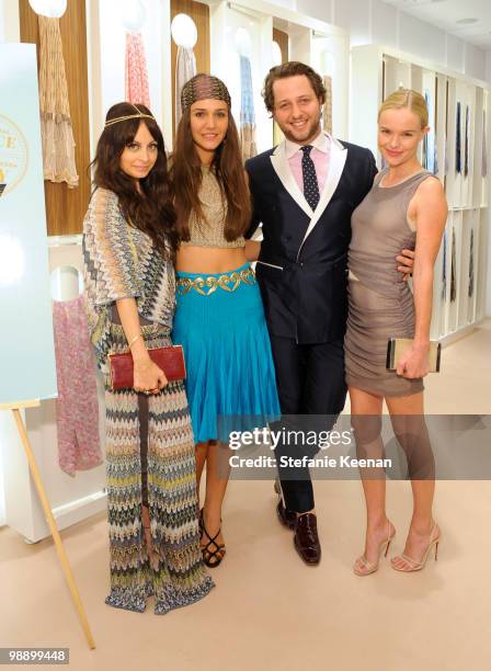 Nicole Richie, Margherita Missoni, Derek Blasberg and Kate Bosworth attend CLASSY by Derek Blasberg Book Launch on May 6, 2010 in Beverly Hills,...