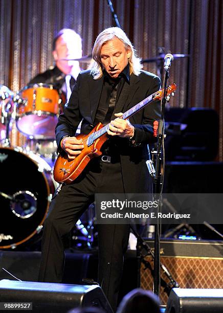 Singer Joe Walsh performs at the 10th Annual Lupus LA Orange Ball on May 6, 2010 in Beverly Hills, California.