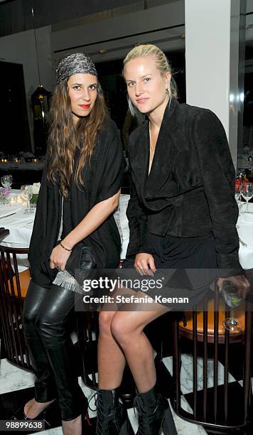 Tatiana Santo Domingo and Olympia Scarry attend CLASSY by Derek Blasberg Book Launch dinner on May 6, 2010 in Beverly Hills, California.