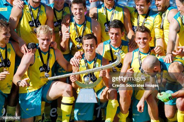 Lachlan Sharp of Australia, Tom Craig of Australia, Jake Harvie of Australia, Jeremy Edwards of Australia, Johan Durst of Australia, Eddie Ockenden...