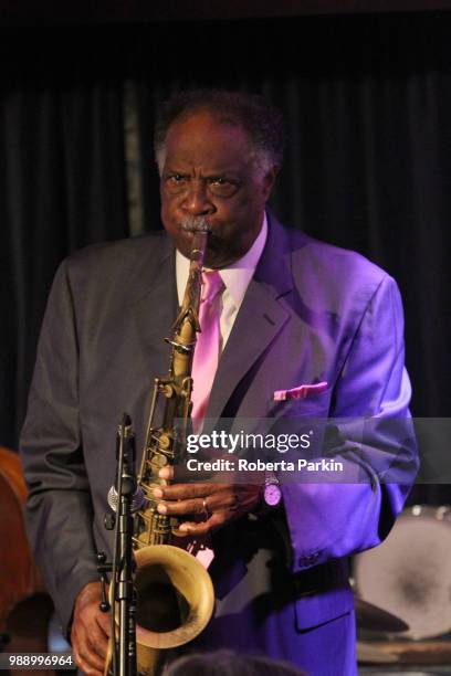 Houston Person performs during the 2018 Festival International de Jazz de Montreal at Quartier des spectacles on June 30, 2018 in Montreal, Canada.