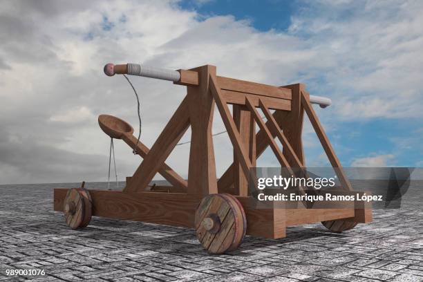 Bench Catapult 246 Wooden Catapult Stock Photos, High-Res Pictures, and Images - Getty ...