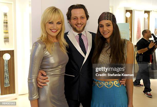 Malin Akerman, Derek Blasberg and Margherita Missoni attend CLASSY by Derek Blasberg Book Launch on May 6, 2010 in Beverly Hills, California.