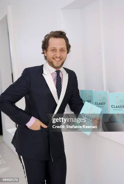 Derek Blasberg attends CLASSY by Derek Blasberg Book Launch on May 6, 2010 in Beverly Hills, California.