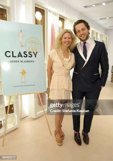 Magda Berliner and Derek Blasberg attend CLASSY by Derek Blasberg Book Launch on May 6, 2010 in Beverly Hills, California.