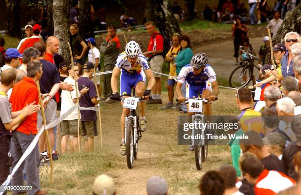 Mountain Bike World Championships Mende Matthias , Peraud Jean-Christophe , Cross Country Elite Men Hommes Elite, Championat Du Monde Vtt,