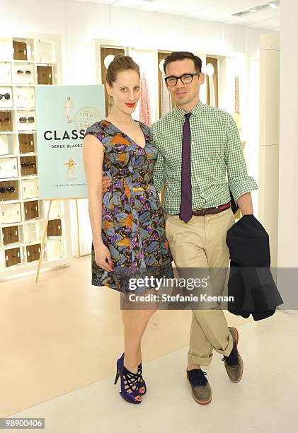 Liz Goldwyn and Erdem attend CLASSY by Derek Blasberg Book Launch on May 6, 2010 in Beverly Hills, California.