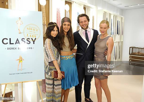 Nicole Richie, Margherita Missoni, Derek Blasberg and Kate Bosworth attend CLASSY by Derek Blasberg Book Launch on May 6, 2010 in Beverly Hills,...