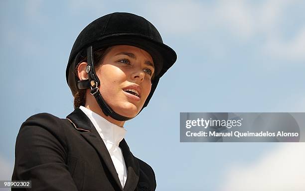 Charlotte Casiraghi attends during day one of the Global Champions Tour 2010 at Ciudad de Las Artes y Las Ciencias on May 7, 2010 in Valencia, Spain.