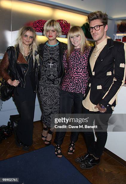 Singer Daisy Dares You,Pixie Geldof with Editor-in-Chief of Teen Vogue Amy Astley and Henry Holland attends the Teen Vogue Handbook UK launch at Marc...