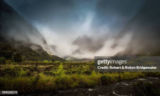 fiordland national park - bridgewater stock pictures, royalty-free photos & images