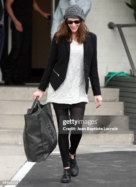 Liv Tyler shops at G-Starr on January 25, 2010 in Los Angeles, California.