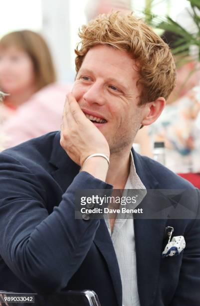 James Norton attends the Audi Polo Challenge at Coworth Park Polo Club on July 1, 2018 in Ascot, England.