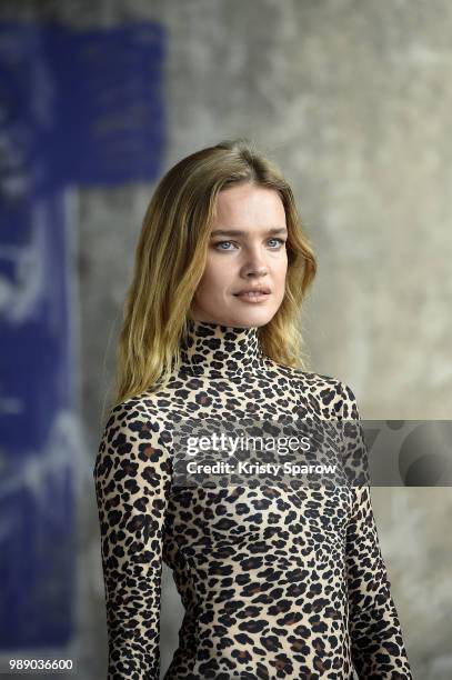 Model Natalia Vodianova attends the Vetements Haute Couture Fall Winter 2018/2019 show as part of Paris Fashion Week on July 1, 2018 in Paris, France.