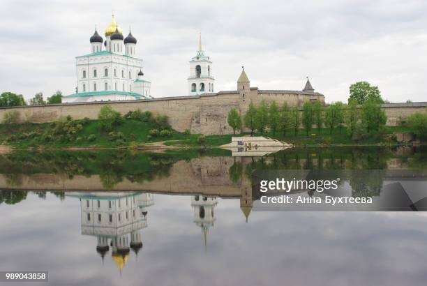 pskov kremlin - pskov stock pictures, royalty-free photos & images