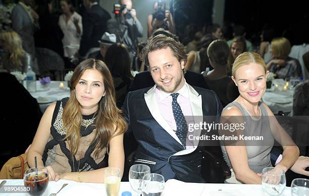 Dasha Zhukova, Derek Blasberg and Kate Bosworth attend CLASSY by Derek Blasberg Book Launch dinner on May 6, 2010 in Beverly Hills, California.