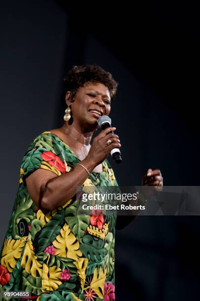 Irma Thomas performing at the New Orleans Jazz & Heritage Festival on April 23, 2010 in New Orleans, Louisiana.