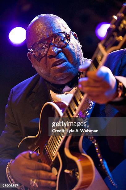 The BB King Blues Band performs with BB King at the House of Blues Chicago on April 24, 2010 in Chicago, Illinois.