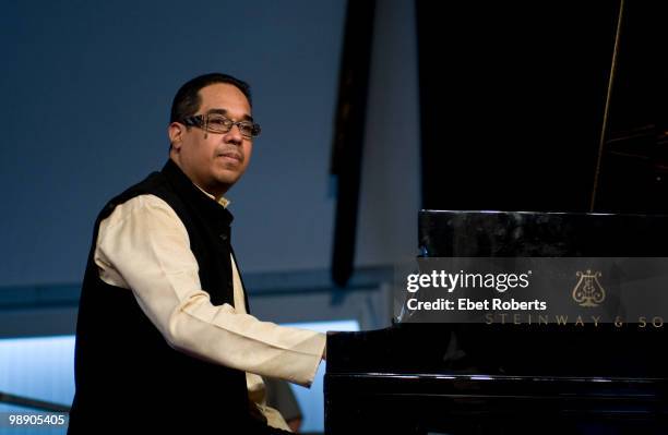 Danilo Perez performing at the New Orleans Jazz & Heritage Festival on May 2, 2010 in New Orleans, Louisiana.