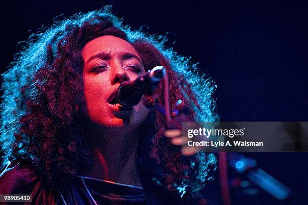 Corinne Bailey Rae performs at the Vic Theatre on April 22, 2010 in Chicago, Illinois.