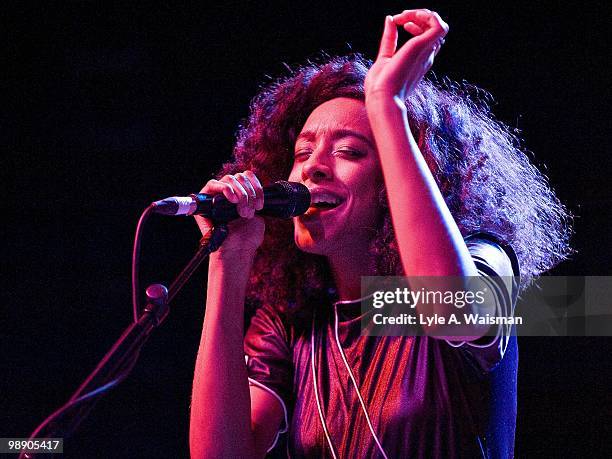 Corinne Bailey Rae performs at the Vic Theatre on April 22, 2010 in Chicago, Illinois.