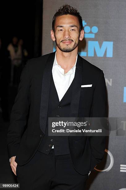 Hidetoshi Nakata attends the "Champions For Children" And Clarence Seedorf Hold First Annual Gala held at Castello Sforzesco on April 8, 2010 in...