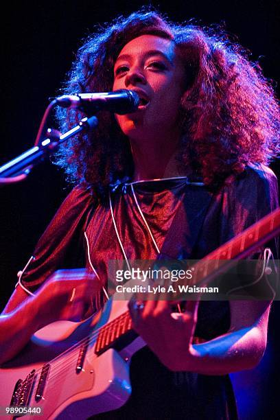 Corinne Bailey Rae performs at the Vic Theatre on April 22, 2010 in Chicago, Illinois.