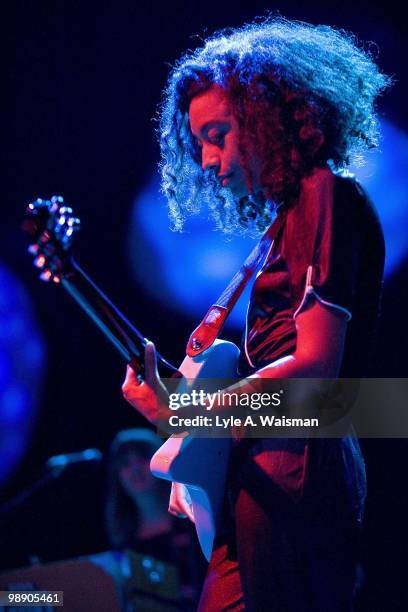 Corinne Bailey Rae performs at the Vic Theatre on April 22, 2010 in Chicago, Illinois.