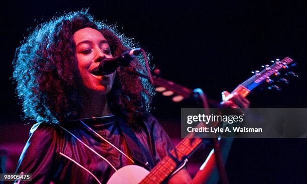 Corinne Bailey Rae performs at the Vic Theatre on April 22, 2010 in Chicago, Illinois.