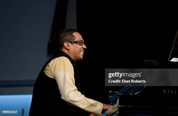 Danilo Perez performing at the New Orleans Jazz & Heritage Festival on May 2, 2010 in New Orleans, Louisiana.