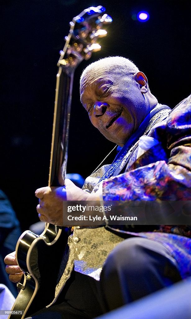 BB King Performs At House Of Blues Chicago