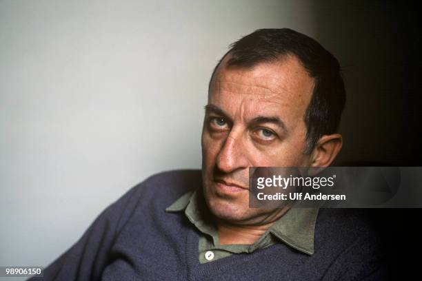 Spanish writer Juan Goytisolo poses at home on February 5, 1988 in Paris,France.