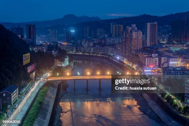 good night tongjiang - tongjiang stock pictures, royalty-free photos & images