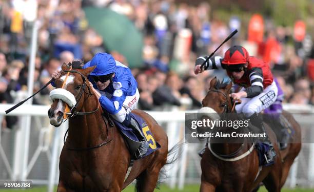 Dance And Dance and Jamie Spencer win The Boxes and Packaging Handicap Stakes at Chester racecourse on May 07, 2010 in Chester, England